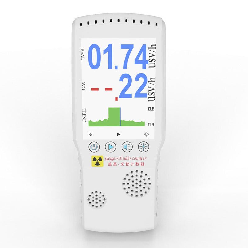 Geiger Counter X-ray Beta Gamma Electromagnetic Nuclear Radiation Alarm Newly