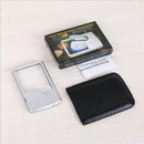 Ultra-Thin With LED Light Jewelry Loupe Card Type Magnifiers Magnifying Glass