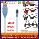 5V 1A Bluetooth-compatible Earphone Cable USB Magnetic Charger for Aeropex AS800