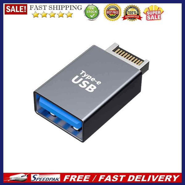 Type E to Type C/USB Adapter PC Motherboard USB3.0 Plug Converter Connector Part