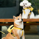 Cat Dog Backpack Printed Chest Strap Harness Traction Rope Dogs Pet Supplie