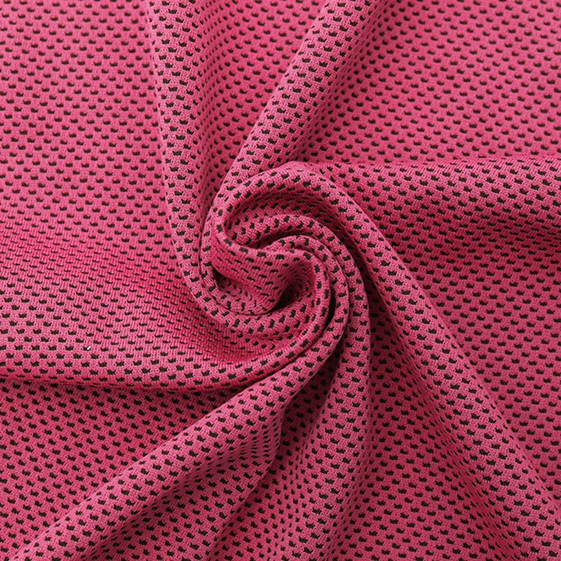 Microfiber Cold Absorption Instant Cooling Towel Quick Dry for Jogging (Red)