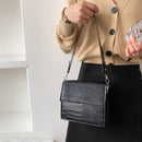 Female Solid Color Flap Crossbody Tote Bag Women Multi-layer Trending Handbag