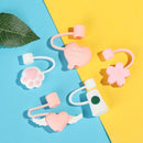 Cup Accessories Cartoon Plugs Cover Silicone Straw Plug Drinking Dust Cap