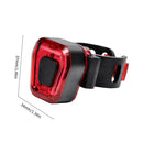 2pcs Bike Rear Light LED Bright Bicycle Back Tail Lamp for Night Riding