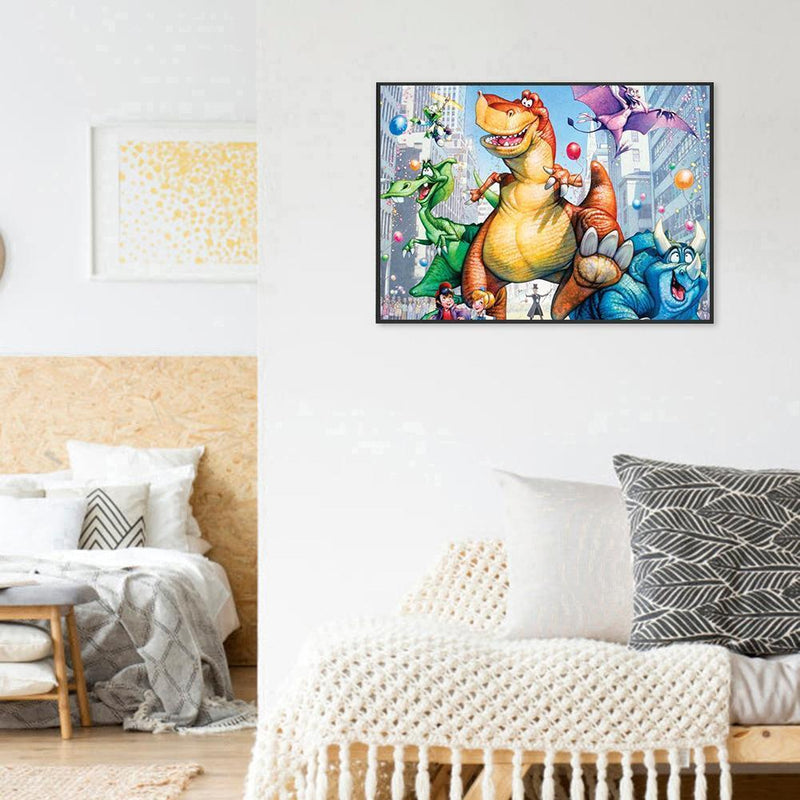 5D DIY Full Drill Diamond Painting Dinosaur Cross Stitch Craft Kits Home Decor