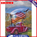 Full Round Drill Car with Flag Drawing 5D DIY Diamond Painting Kit Art Ornaments