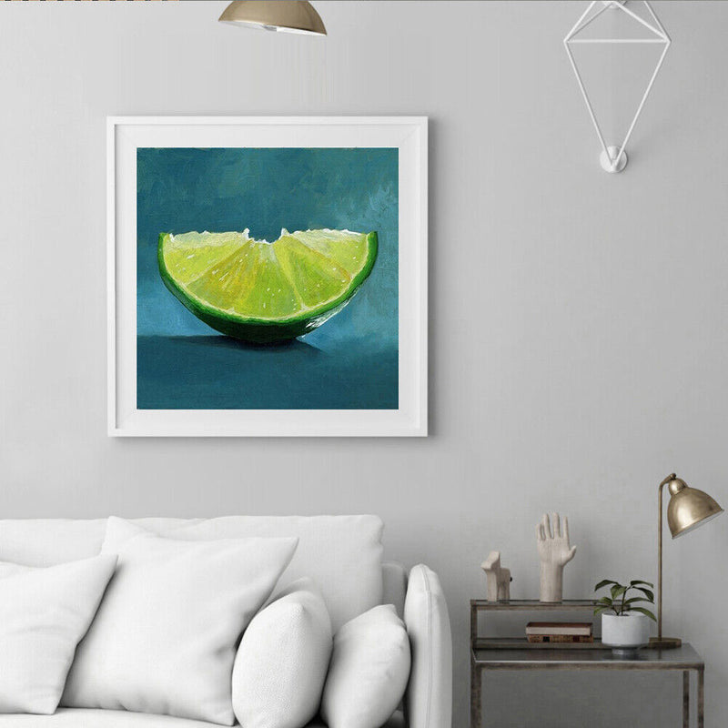Lemon Piece Oil Paint By Numbers Wall Art Craft Home Decoration Gift No Frame