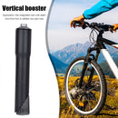 Bicycle Fork Stem Riser Rise Extender Handlebar Stem Adaptor (Black 25.4mm)
