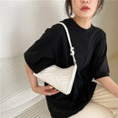 Women Solid Color Shoulder Underarm Bag Fashion Ladies Small PU Hobos Handbags