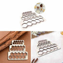 3Pcs Hexagon Fondant Cookie Cutter Cake Mold Fondant Decorating Tools Z8S1
