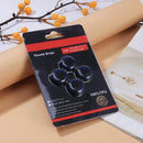 4pcs Silicone Joystick Analog Thumbstick Grip Cover for PS4 (Black+Blue) Newly