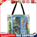 Flower house Printed Shoulder Shopping Bag Casual Large Tote Handbag