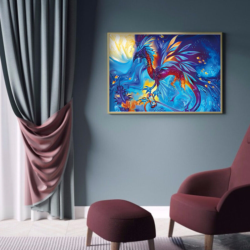 5D Pterodactyl Diamond Painting Special Shape Rhinestone Partial