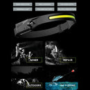 Charging Induction Head Light Torch Flashlight Work Outdoor Light Lamp N0B4