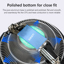 LANSHUO Low Profile Rainbow RGB CPU Cooler 90mm Fan for X79 X99 LGA 2011 Newly