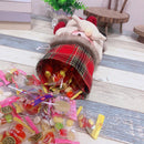 Christmas Drawstring Candy Bag Stocking Sock Gift Bag Party Decoration (Red