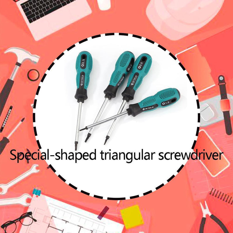 Manual Insulated Screw Driver Triangle Screwdriver Repair Hand Tool (4pcs) Newly