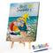 Frameless Painting By Numbers Summer Goblin DIY Handmade Drawing On Canvas Kit