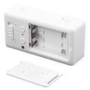 LED Digital Alarm Clock with USB Port Snooze Table Electronic Clock (White)