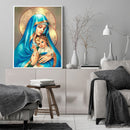 Full Embroidery Printed 3 Strands 11CT Jesus Mother Kit Stamped DIY Cross Stitch