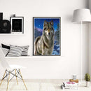5D DIY Full Drill Diamond Painting Wolf Cross Stitch Embroidery Wall Art Newly