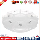 7 Grids 7 Days Weekly Pill Drug Box Medicine Tablet Dispenser Splitter Case