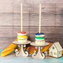 Baby Shower Kids Favor Donut Wall Stand Doughnut Rack Storage Racks Donut Holds