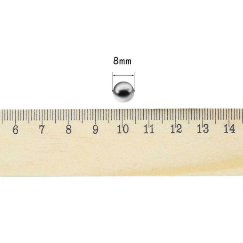 100x 8mm Steel Ball For Hunting Slingshot Bearing Outdoor Hoodle Set Amm hot.