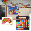 Learning Kindergarten Pocket Chart Color Calendar Circle Time Child Educational