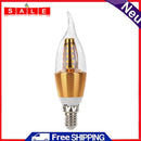 Modern E14 LED Lamp 5W 7W 25/35LED Corn Bulb Shadowless Candlestick Home Lighting