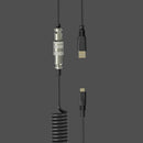 Coil Type-C USB Mechanical Keyboard Aviator Desktop Computer Aviation Connector