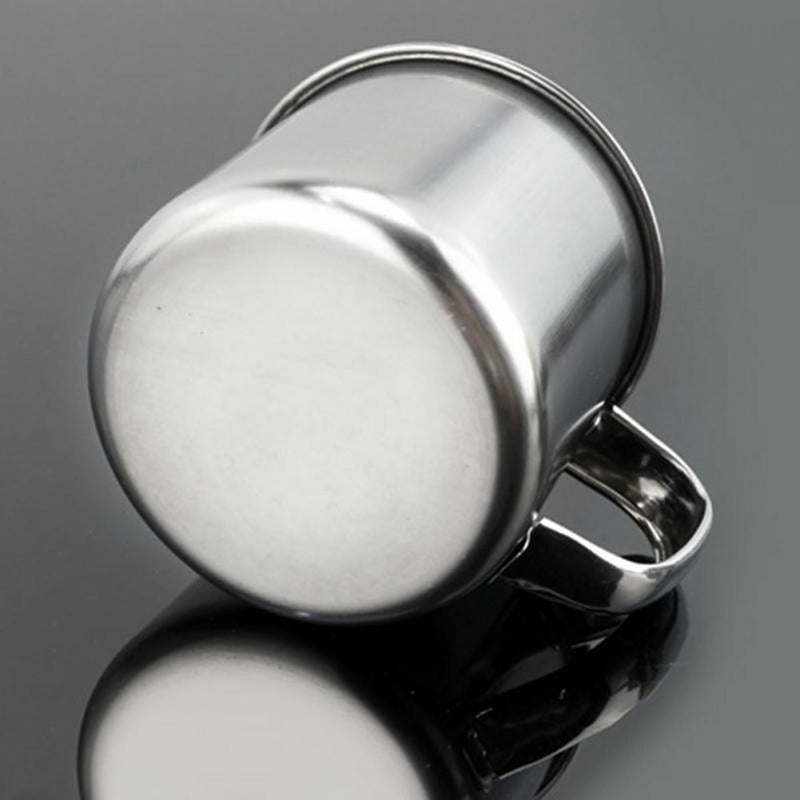 Drinking Tumbler Pint Metal Portable Cup Stainless Steel Coffee Mug Camping