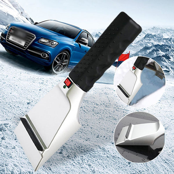 Deicing shovel Dual purpose 12V Car snow shovel Snow brush Heating Ice Scraper