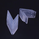 10pcs Clear Acrylic Earring Jewelry Display Rack Stand Holder+Protect Flim