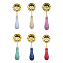 Sealing Wax Spoon Solid Wood Retro Wax Decorative Stamp Craft (Light Blue)