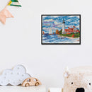 Scenery Cross Stitch Embroidery 14CT Stamped DIY Landscape Canvas Needlework