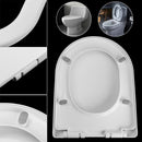 D Shape Scratch-resistant Toilet Cover Seats Bathroom Supply Top Fixing Hinges