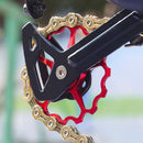 LEBYCLE 13T Bike Rear Derailleur Pulley Guide Bearing Jockey Wheel (Red)