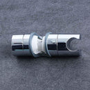 ABS Chrome Portable Base Bracket Adjustable Shower Head Holder Slide Clamp