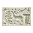 Christmas Tree Elk Snowflake Mold Chocolate Fondant Baking Cake Decoration Mould