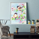 Diamond Painting Bird Flower Full Round Drill Picture of Rhinestone DIY Drawi