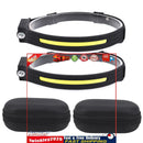 LED Headlamp Waterproof Wide Beam Headlight with Motion Sensor (2 Pack) Newly