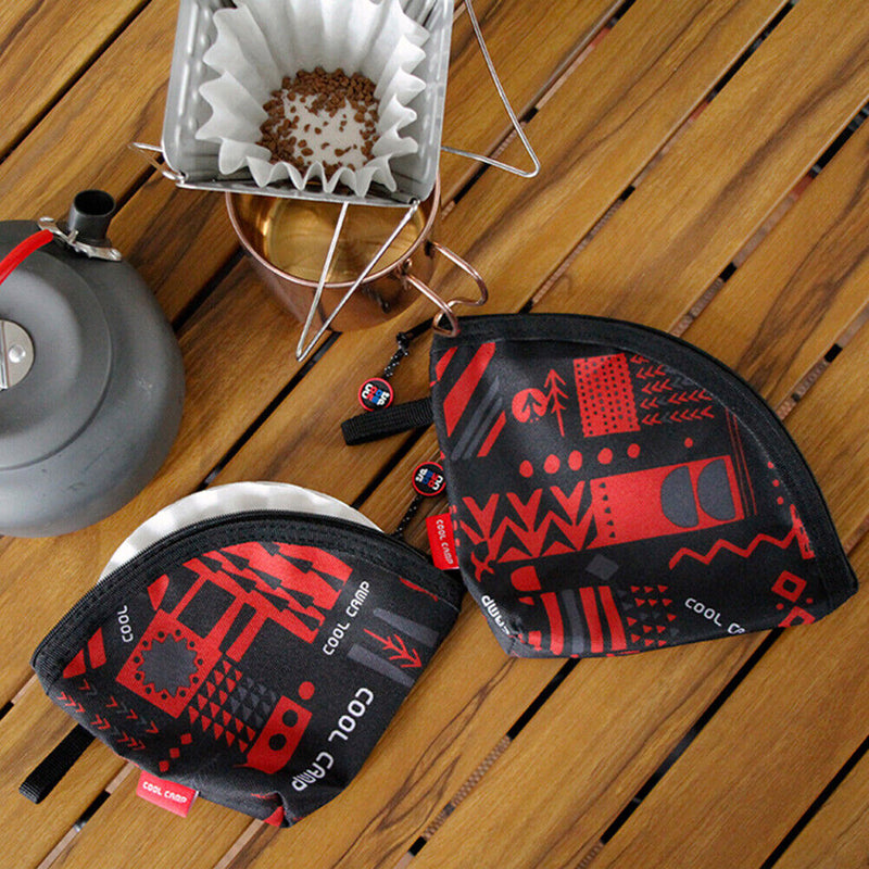 #A Stainless Steel Coffee Dripper Rack Portable Folding Tea Drip Holder Equipmen