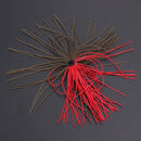 6 Bundles Silicone Skirts Fishing Bait DIY Salty Rubber Jig Bait Squid Fisc