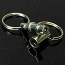 Pretty Key Rings Detachable Removable Pull Apart Quick Keychain Y8N1