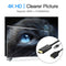 HDMI Compatible to DP Converter Adapter Cable with USB Power 4K 60Hz 0.25m