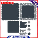 Cutting Dies Embossing Stencil for Manual Invitation Card Punching Form Board