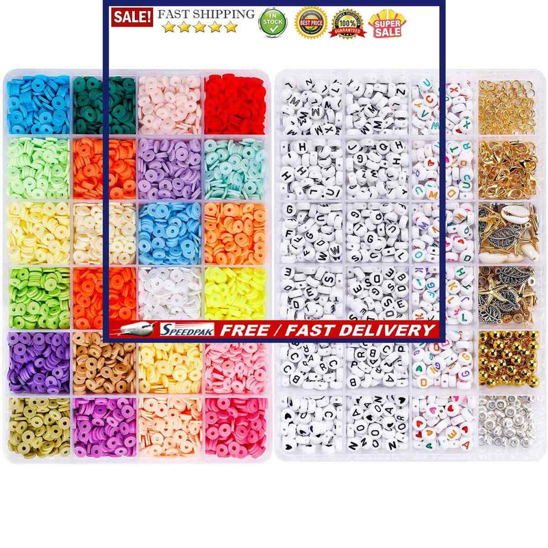 Bracelet Making Beads Kit Bracelet Necklace Earrings Handmade Loose Spacer