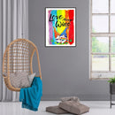 5D DIY Full Drill Round Shape Rainbow Goblin Rhinestone Diamond Drawing for Home